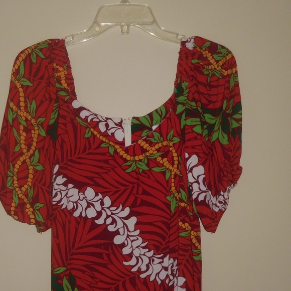 Red Hawaiian size 8 Dress - Picture 2 of 2